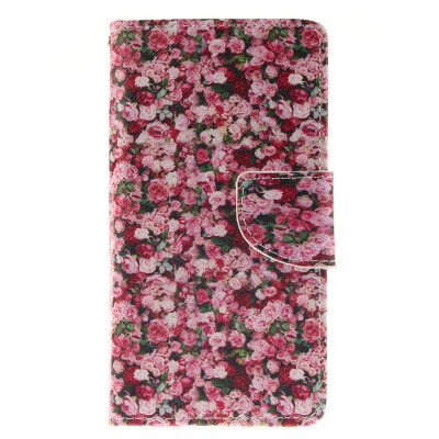 

Floral Design PU Leather Flip Cover Wallet Card Holder Case for LG G4cG4 Mini