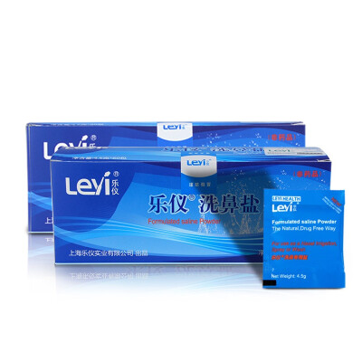 

Instrument (leyi) nasal salt for adults and children dedicated to nasal wash nasal salt iodine salt nasal cleaning supplies 4.5g * 120 packets of saline