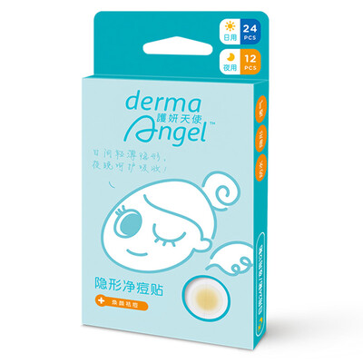 

Ян охранник Angel (DermaAngel) невидимые чистые наклейки оспа, прикрепляемые к ежедневным всеобъемлющим акне прыщей 36 (ежедневно 24 ночь с 12)
