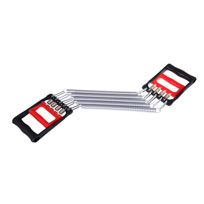 

Kay speed dual-use spring Rally five electroplating pull spring expansion chest Rally device grip equipment fitness equipment red&black plastic handle