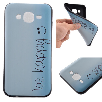

Happy Pattern Soft Thin TPU Rubber Silicone Gel Case Cover for Samsung Galaxy J5