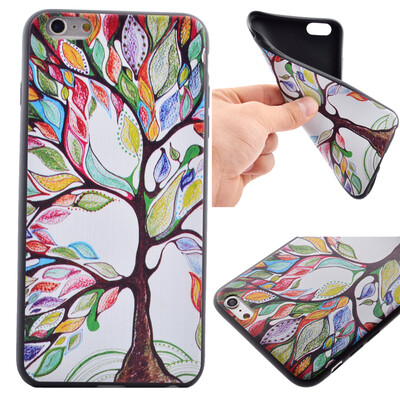 

Life tree Pattern Soft Thin TPU Rubber Silicone Gel Case Cover for IPHONE 6 Plus6S Plus