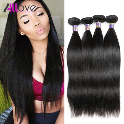 

8A Peruvian Straight Virgin Hair 3PCS Peruvian Virgin Hair Straight Human hair Weave Bundles Virgin Peruvian Straight hair