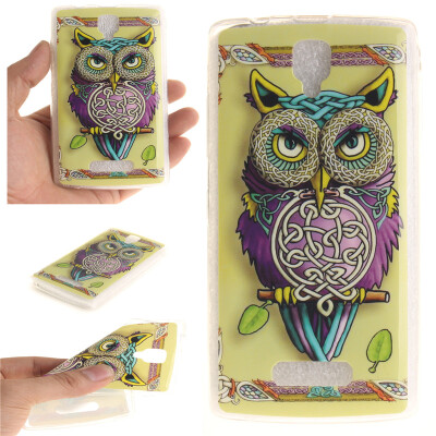 

Owl Pattern Soft Thin TPU Rubber Silicone Gel Case Cover for Lenovo A2010