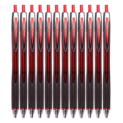 

Mitsubishi Uni UBN-176 press the ball pens made by the ball pen pen pen 05mm ball pen waterproof ball pen red 12 loaded