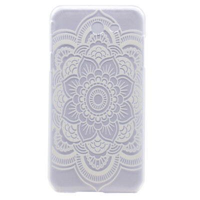 

Hexagonal flower Pattern Soft Thin TPU Rubber Silicone Gel Case Cover for SAMSUNG GALAXY J3 2017/J327P