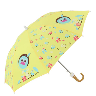 

[Jingdong supermarket] paradise umbrella happy childhood high-density hit cloth children straight pole sunny umbrella bear leek 13007E