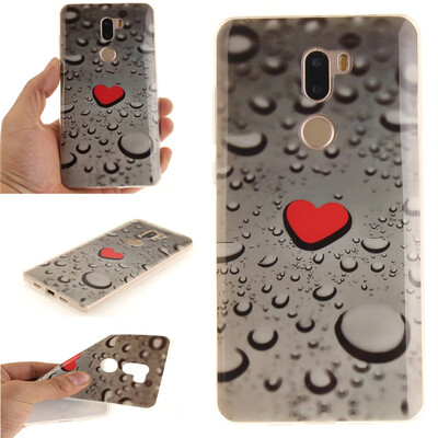 

Heart-shaped water droplets Pattern Soft Thin TPU Rubber Silicone Gel Case Cover for XIAOMI 5S Plus