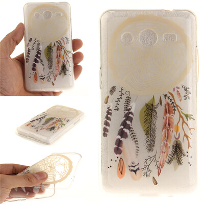 

Colorful Windbell Pattern Soft Thin TPU Rubber Silicone Gel Case Cover for SAMSUNG GALAXY Core 2G355H