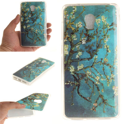 

Apricot tree Pattern Soft Thin TPU Rubber Silicone Gel Case Cover for Lenovo VIBE P1