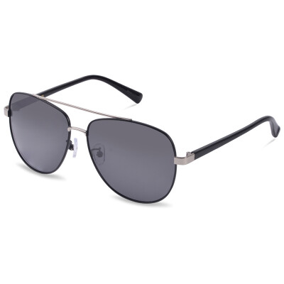 

Wood ninety percent MS81047C2 men and women with the same silver painted black frame black lens fashion classic polarized light sunglasses MS81047C2 59mm