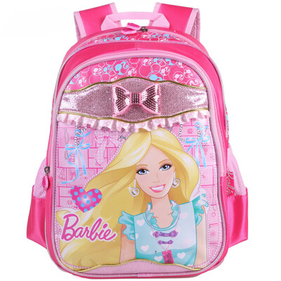 

Barbie children bag fashion light casual bag backpack second grade primary schoolboy bag BL0272B treasure blue