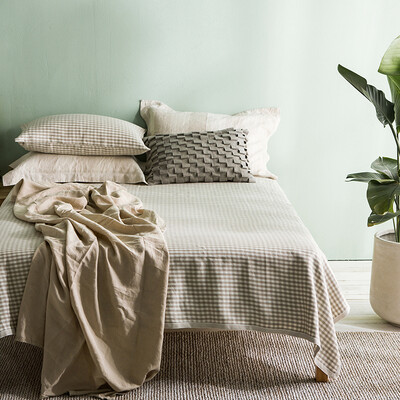 

Маты большого размера Dafa (DAPU) Маты маты из чистого льняного полотна льняные простыни холодные, а не ледяные серо-серые пледы 180 * 220 см