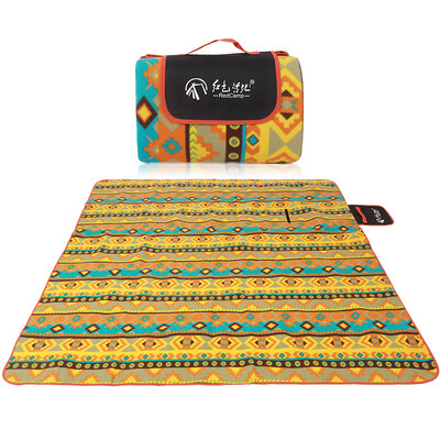 

Red camping picnic mats moisture-proof mats outdoor cushions thickened tents cushions moisture-proof hyun white 200 200cm