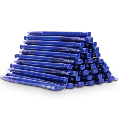 

Deli 6506 07mm Press ballpoint pen Blue 60 pcsBox