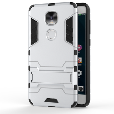 

Серебряный Slim Robot Armor Kickstand Ударопрочный жесткий корпус из прочной резины для LETV x720/2S Pro