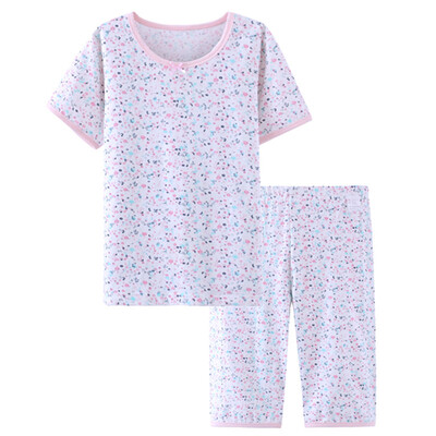 

KIDS MAM & DAD) children's underwear set baby little girl home service girls pajamas pajamas 86208 floral 110