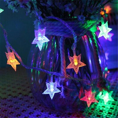 

【Jingdong Supermarket】 Jingtang Festival Lantern Decoration Light String Flashing Color Color Five-pointed Star 2 40