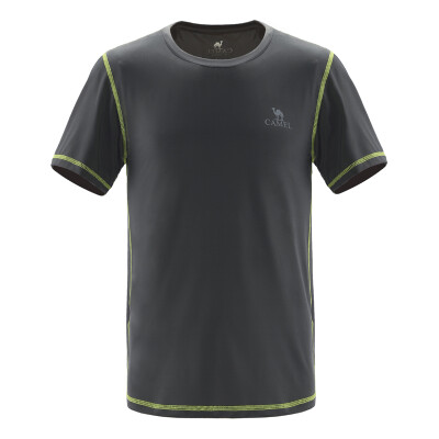 

Camel (CAMEL) outdoor sports T-shirt couples breathable round neck sports fashion short-sleeved T-shirt female A7S1U7204 pink blue