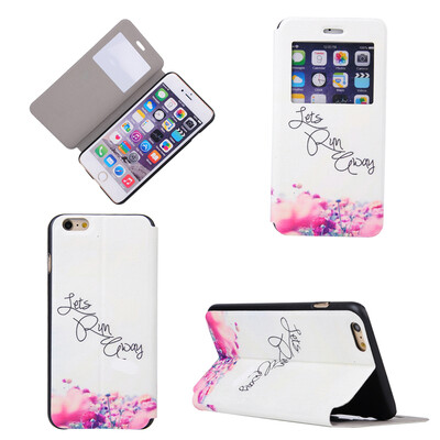 

Lets Run Design PU Leather Flip Cover Wallet Card Holder Case for iPhone 66S
