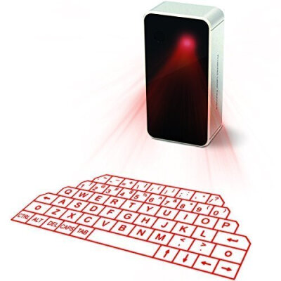 

Portable Virtual Laser Projection Bluetooth Keyboard and Mouse for iPad PC Smart Phones with Mini Speaker Voice Broadcast