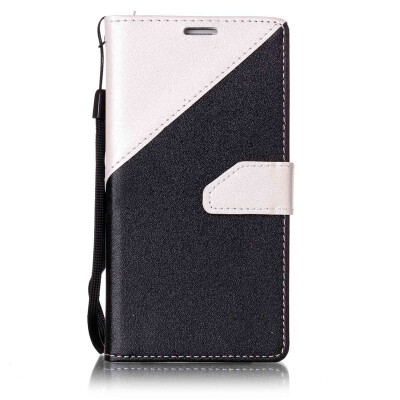 

Black + White Design PU Leather Wallet Case Classic Flip Cover with Stand Function and Credit Card Slot for Samsung Galaxy S5