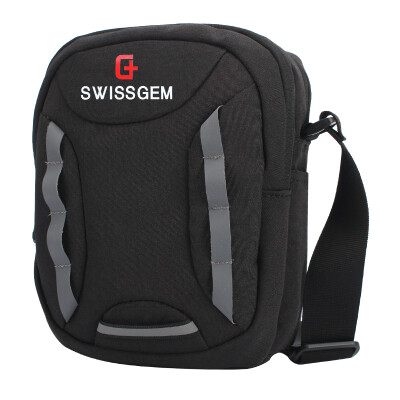 

【Jingdong Supermarket】 SVVISSGEM Shoulder Messenger Bag Business Fashion Men's Bag Shoulder Bag Waterproof Leisure iPad Bag Travel Bag SA-5008 Black