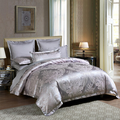 

Sleeping treasure (somerelle) sheets four-piece light luxury Jacquard double bedding four-piece 1.5-meter bed - Luo Ruier 200 * 230cm