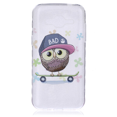 

Owl Pattern Soft Thin TPU Rubber Silicone Gel Case Cover for SAMSUNG GALAXY J2