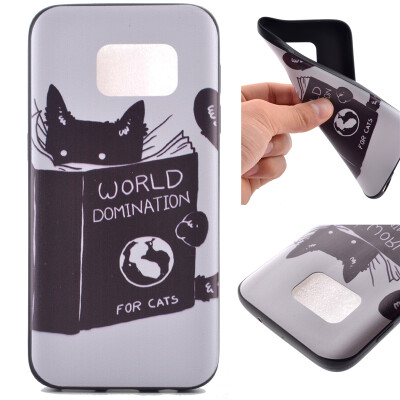 

Cat Pattern Soft Thin TPU Rubber Silicone Gel Case Cover for Samsung Galaxy S7