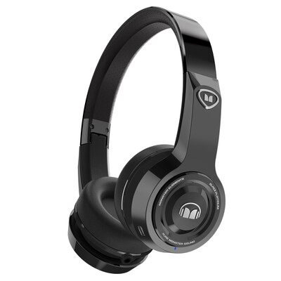 

Monster Element Element Headset Wireless Bluetooth Headset Touch Button Fashion Earphones Headphones Magic Sounds Music Headphones Black Platinum