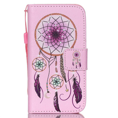 

Pink Bell Design PU Leather Flip Cover Wallet Card Holder Case for SAMSUNG S3