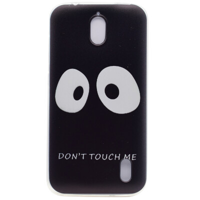 

Do not touch me Pattern Soft Thin TPU Rubber Silicone Gel Case Cover for Huawei Y625