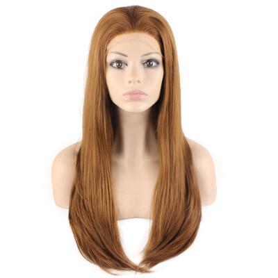 

Long Straight Blonde Natural Lace Front Synthetic Hair Wig