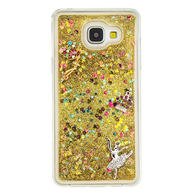 

Динамический Quicksand Блеск наливные Мягкая ТПУ чехол для SAMSUNG A510