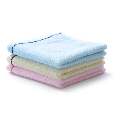 

Bamboo bamboo fiber towel soft and comfortable skin-friendly bamboo charcoal wash towel color side section pink