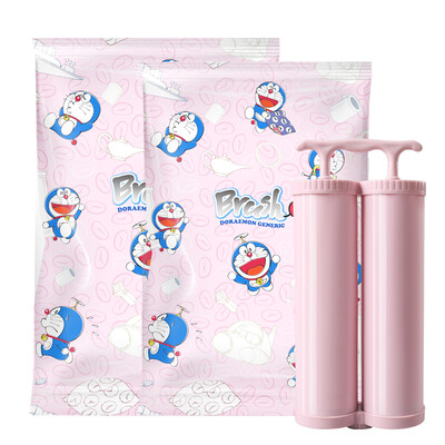 

[Jingdong supermarket] admission Dr. (DR.STORAGE) A dream thick quilts clothing vacuum compression bag 17 sets of hand pump pu