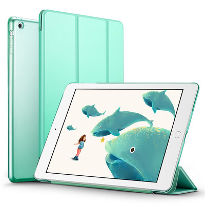 

(ESR) Apple iPad mini2 / 3/1 защитная крышка / раковина легкая капля / три складные кожаные перчатки серия мята зеленый