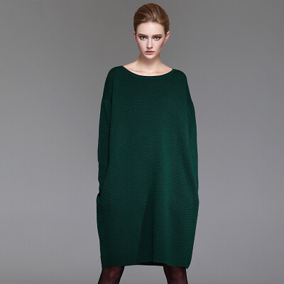 

Marc Rebecca Korean Fashion Loose Knit Dress 45461E Dark Green  Code