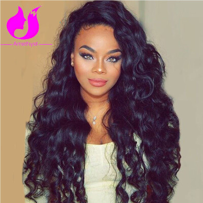 

Amethyst Hot Selling 180 Density Loose Wave Lace Front Human Hair Wigs For Black Women With Baby Hair