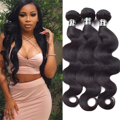 

Amazing Star Body Wave Bundles Peruvian Virgin Hair Body Wave 3 Bundles Unprocessed Human Hair Extensions Fast Shipping