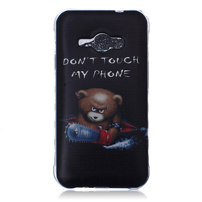 

Bear Pattern Soft Thin TPU Rubber Silicone Gel Case Cover for SAMSUNG GALAXY J1 Ace