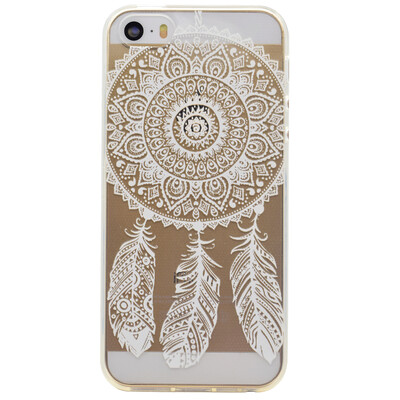 

Dreamcatcher Pattern Soft Thin TPU Rubber Silicone Gel Case Cover for IPHONE 55S5SE