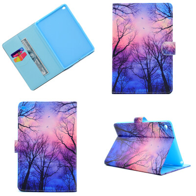 

Star tree Style Classic Flip Cover with Stand Function and Credit Card Slot for Apple iPad Mini 4