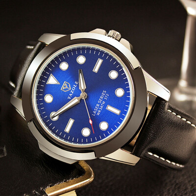

Ya Zhuo Lun quartz watch 2017 spring new non-mechanical men's sports watch luminous green YZL0573TH-3