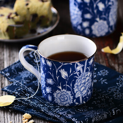 

Jingdong supermarket] according to empire EDO Morrisko style bone porcelain cup office cup cup TH6114