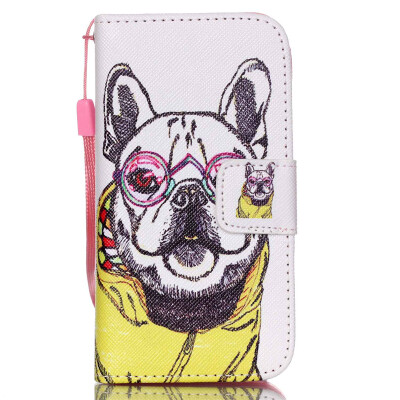 

Cute Dog Design PU Leather Flip Cover Wallet Card Holder Case for HUAWEI P8LITE