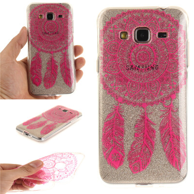 

Rose wind chimes Pattern Soft Thin TPU Rubber Silicone Gel Case Cover for Samsung Galaxy J3/J310