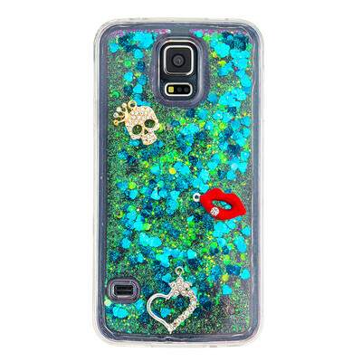 

Динамический Quicksand Блеск наливные Мягкая ТПУ чехол для SAMSUNG S5