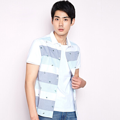 

DANCING WOLVES Men Short Sleeve Casual Shirt